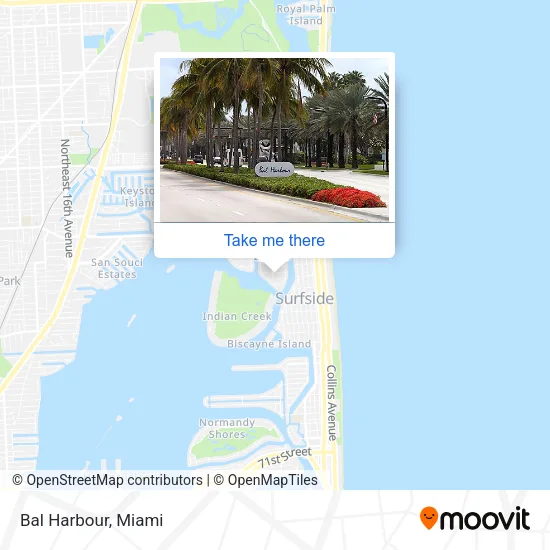 Bal Harbour map