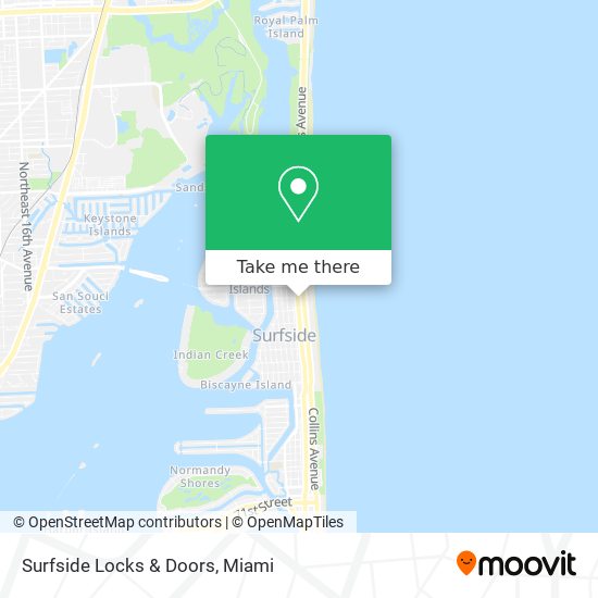 Surfside Locks & Doors map