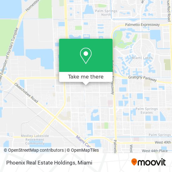 Phoenix Real Estate Holdings map