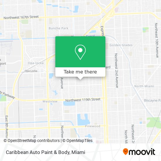 Caribbean Auto Paint & Body map