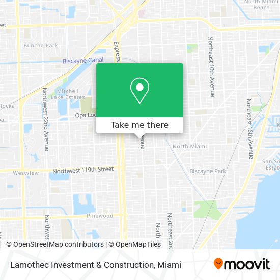 Lamothec Investment & Construction map