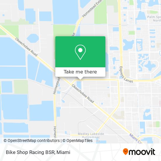 Mapa de Bike Shop Racing BSR
