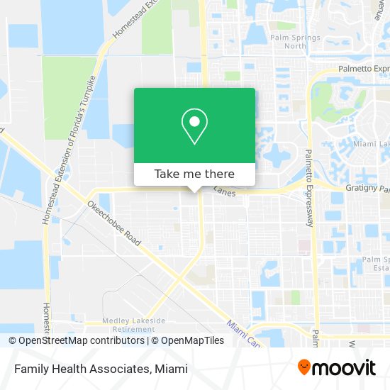 Mapa de Family Health Associates