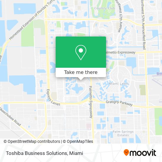 Toshiba Business Solutions map