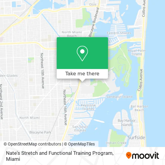 Mapa de Nate's Stretch and Functional Training Program
