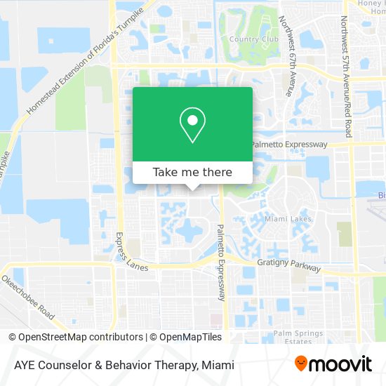 Mapa de AYE Counselor & Behavior Therapy