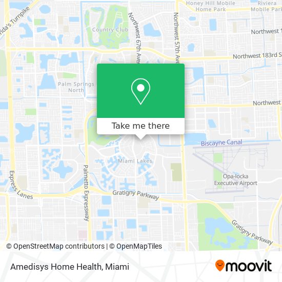 Mapa de Amedisys Home Health