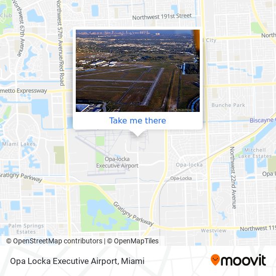 Opa Locka Executive Airport map