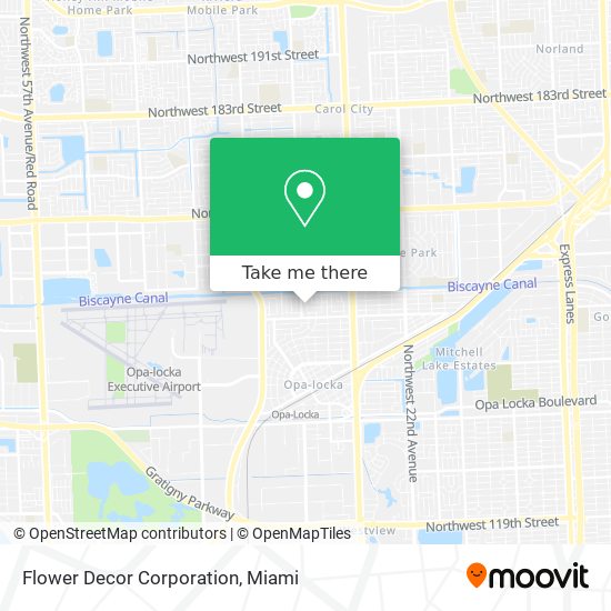 Flower Decor Corporation map