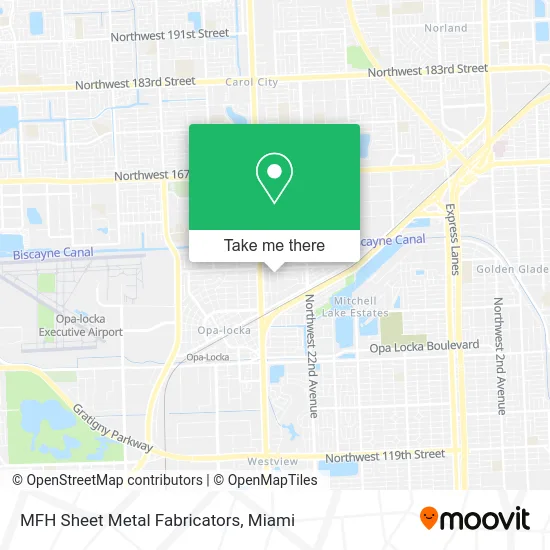 MFH Sheet Metal Fabricators map