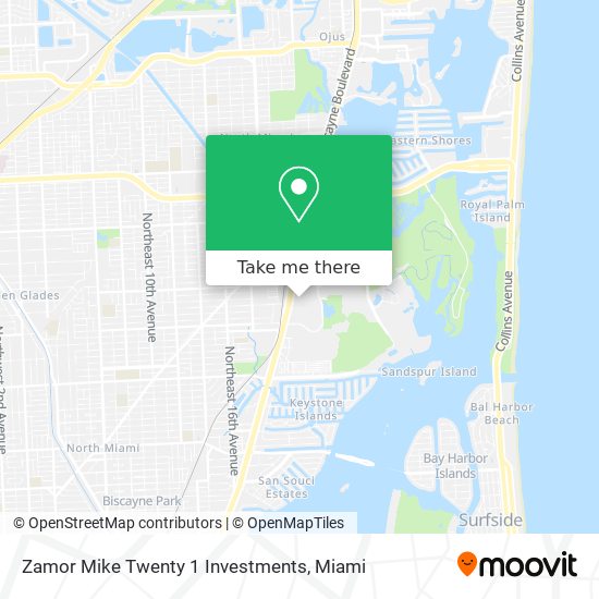 Zamor Mike Twenty 1 Investments map