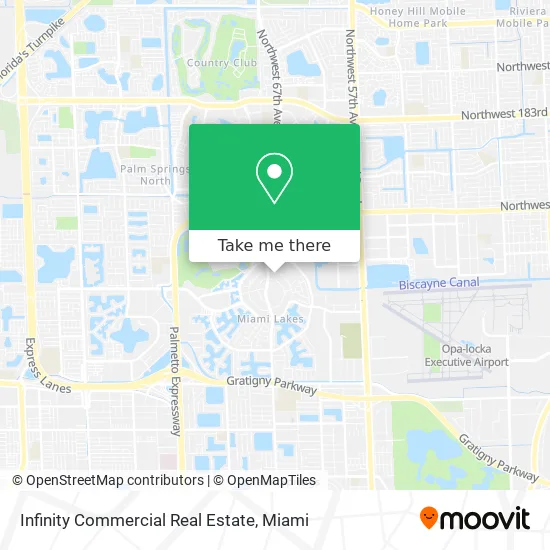 Infinity Commercial Real Estate map
