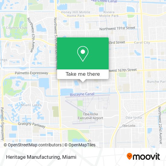 Mapa de Heritage Manufacturing