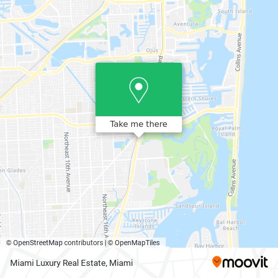 Miami Luxury Real Estate map