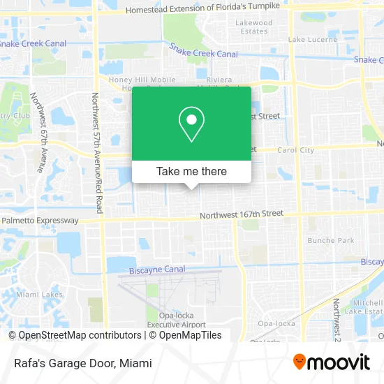 Rafa's Garage Door map