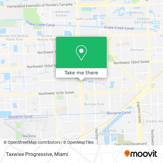 Mapa de Taxwise Progressive