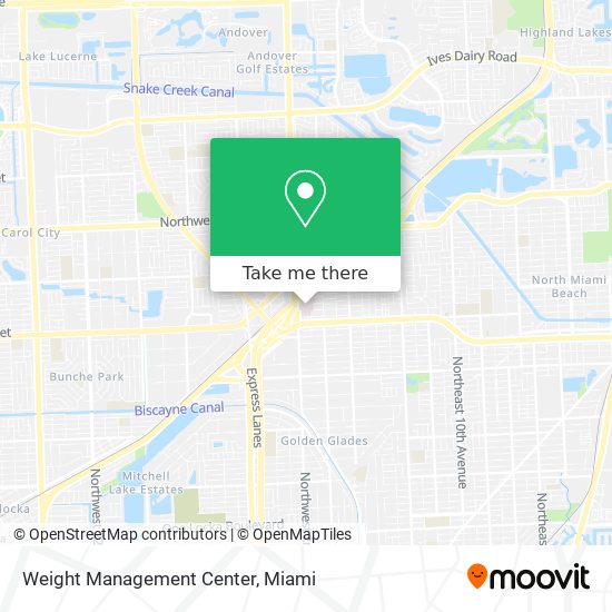 Mapa de Weight Management Center