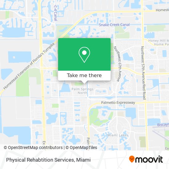 Physical Rehabtition Services map