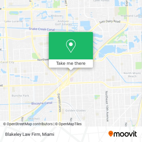 Blakeley Law Firm map