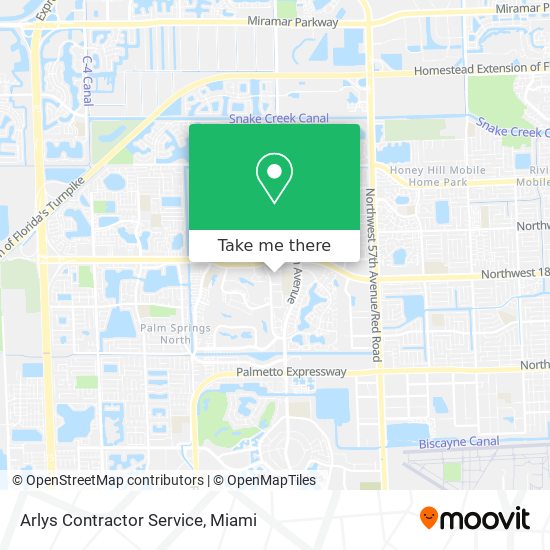 Mapa de Arlys Contractor Service