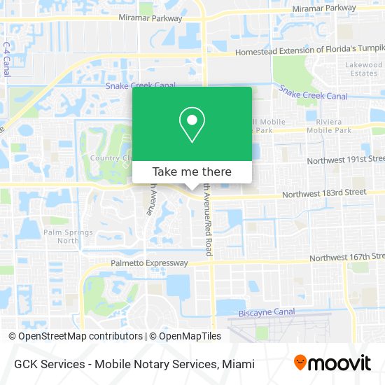 GCK Services - Mobile Notary Services map