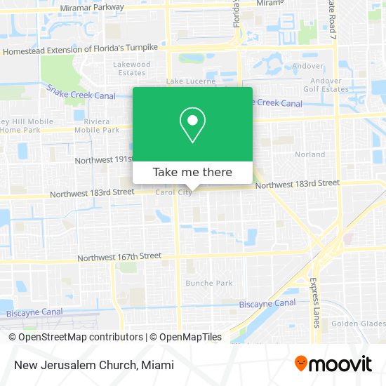 Mapa de New Jerusalem Church