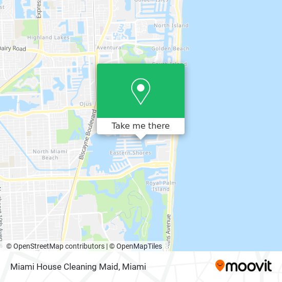 Miami House Cleaning Maid map
