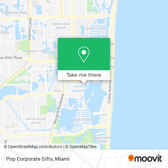 Pop Corporate Gifts map