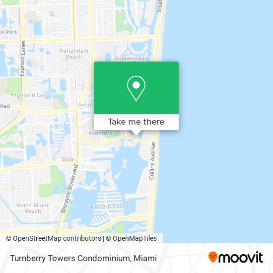 Mapa de Turnberry Towers Condominium