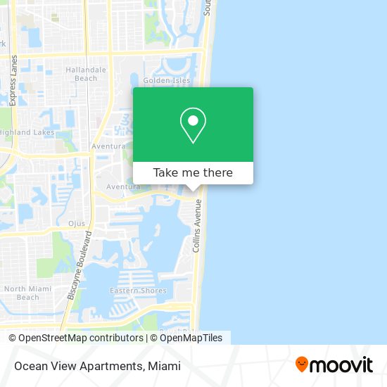 Ocean View Apartments map