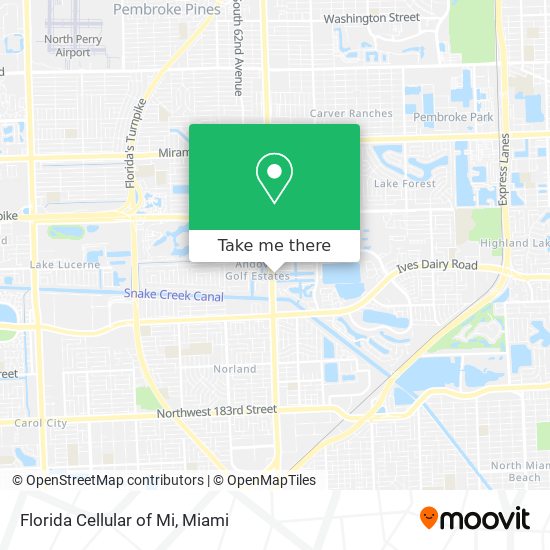 Florida Cellular of Mi map