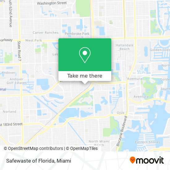 Safewaste of Florida map