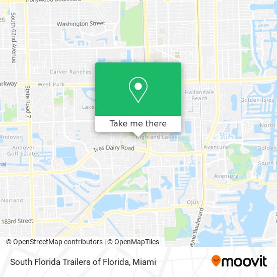 Mapa de South Florida Trailers of Florida