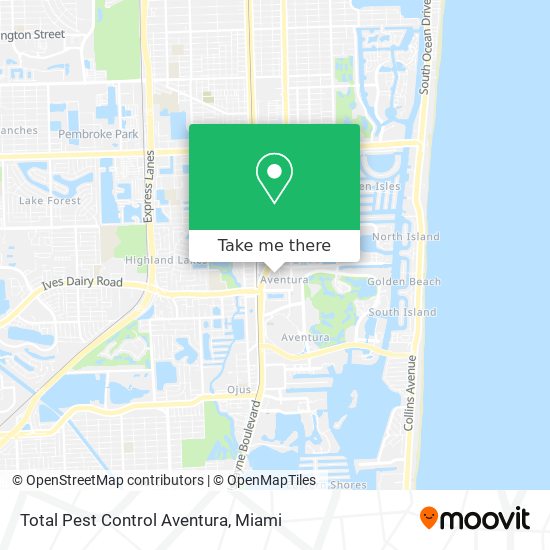 Total Pest Control Aventura map