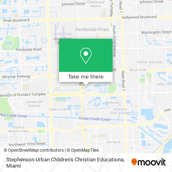 Stephenson Urban Children's Christian Educationa map