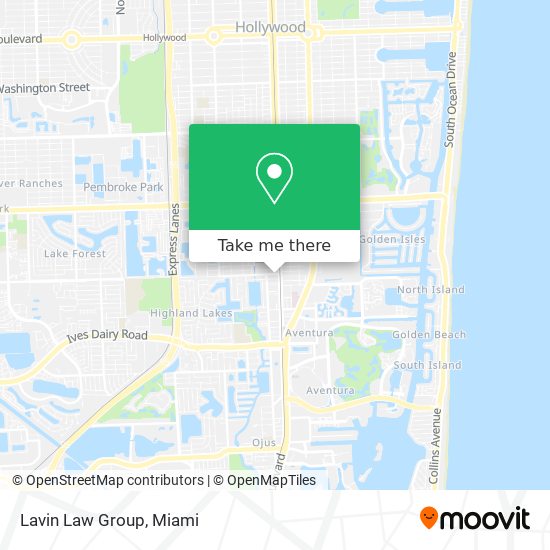 Lavin Law Group map
