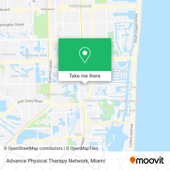 Advance Physical Therapy Network map