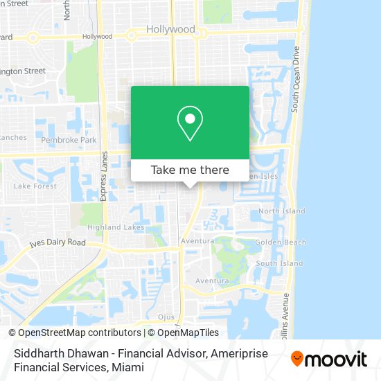 Mapa de Siddharth Dhawan - Financial Advisor, Ameriprise Financial Services