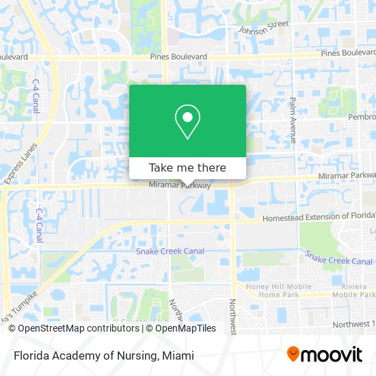 Mapa de Florida Academy of Nursing