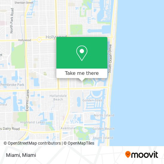 Mapa de Miami