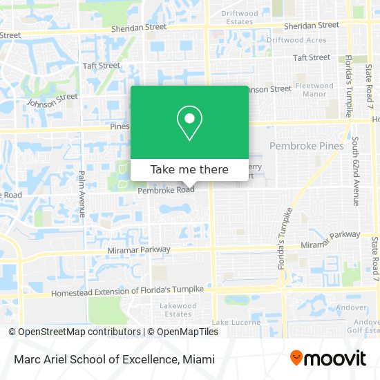 Marc Ariel School of Excellence map