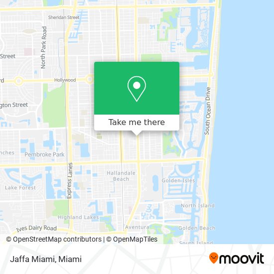 Jaffa Miami map