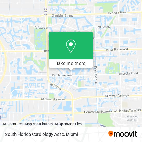 South Florida Cardiology Assc map