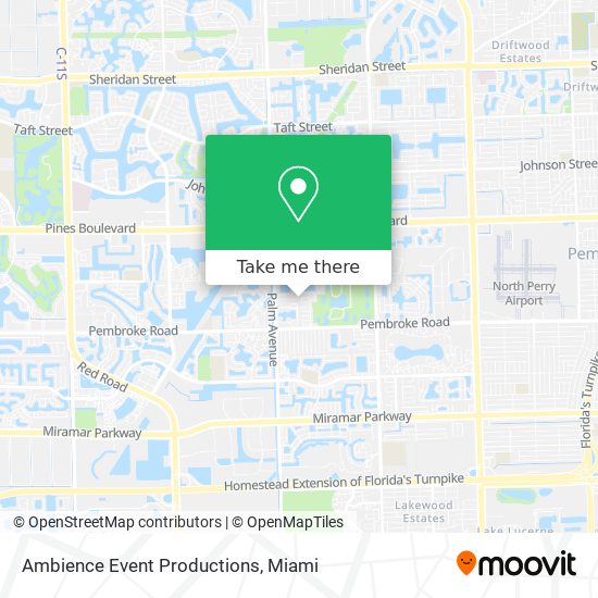 Ambience Event Productions map