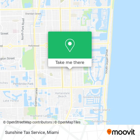 Mapa de Sunshine Tax Service
