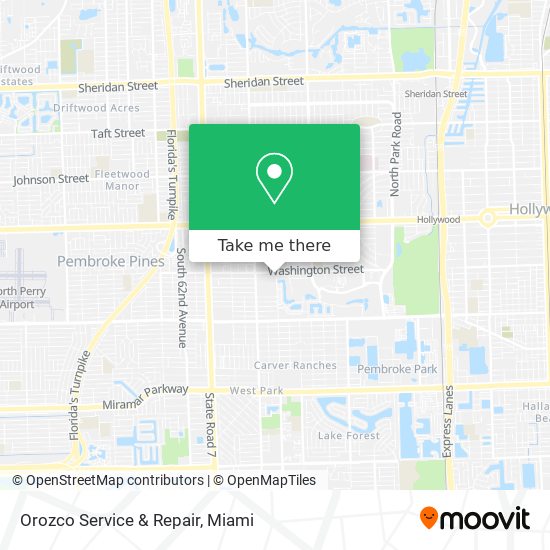 Orozco Service & Repair map