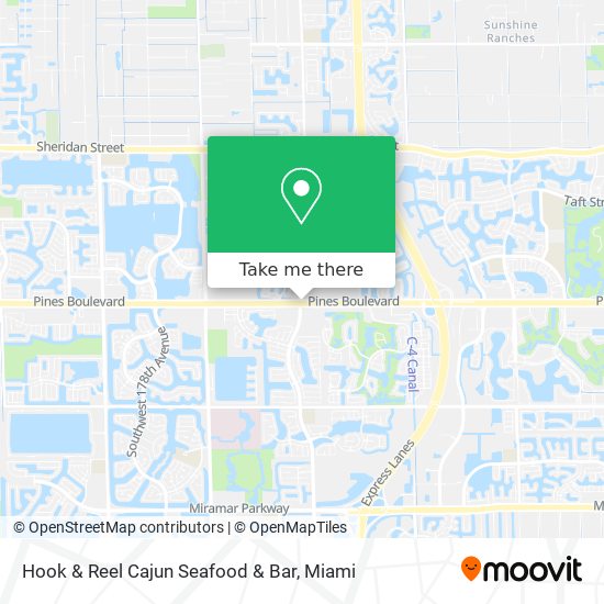 Mapa de Hook & Reel Cajun Seafood & Bar