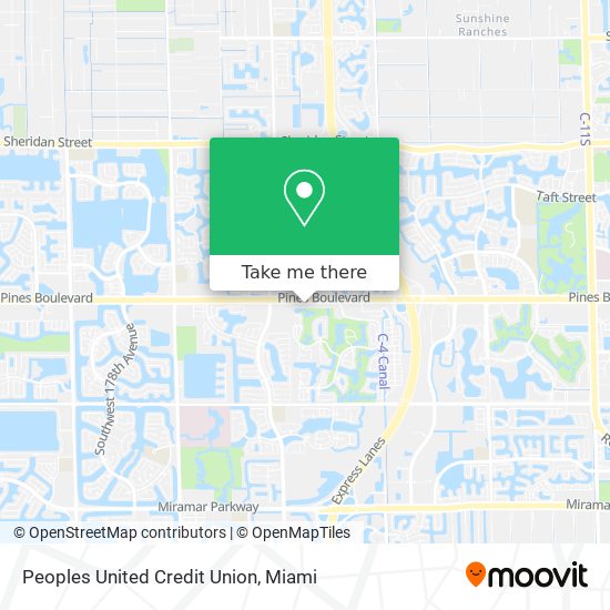 Peoples United Credit Union map