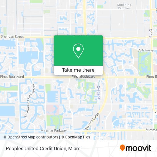 Mapa de Peoples United Credit Union