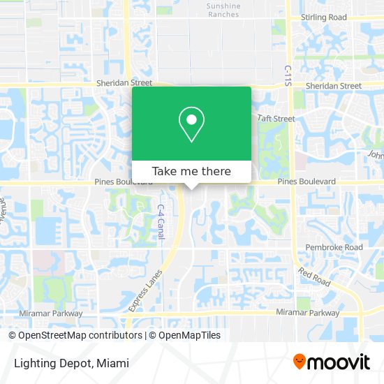 Lighting Depot map
